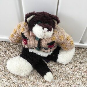 Vintage The Boyds Collection LTD Stuffed Animal Kitty w/ Sweater